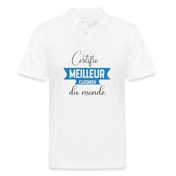 Best cook - Men's Polo Shirt - white - Front - Kai (181cm)