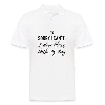 Sorry I Can't I Have Plans With My Dog. - Polo Homme - blanc - Devant - Kai (181cm)