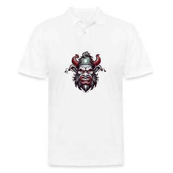 Krampus / Tradition / Culture / Winter Spirit - Men's Polo Shirt - white - Front - Kai (181cm)