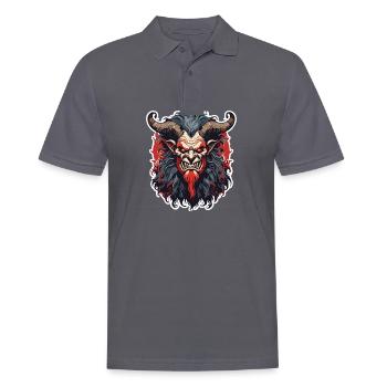 Krampus / Tradition / Culture / d’hiver - Polo Homme - charbon - Devant - Nico (186cm)