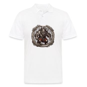 Krampus / Tradition / Culture / Winter Spirit - Men's Polo Shirt - white - Front - Kai (181cm)