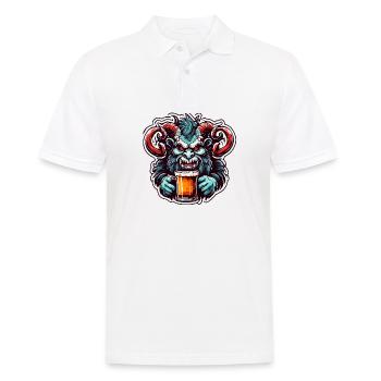 Krampus / Tradition / Culture / d’hiver - Polo Homme - blanc - Devant - Kai (181cm)