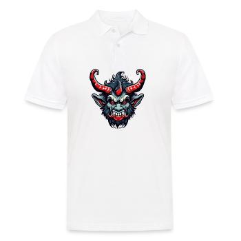 Krampus / Tradition / Culture / d’hiver - Polo Homme - blanc - Devant - Kai (181cm)