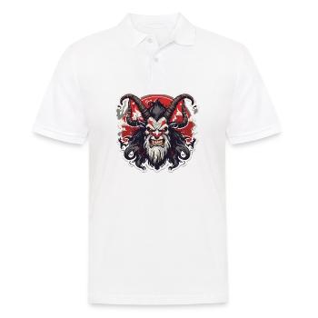 Krampus / Tradition / Culture / Winter Spirit - Men's Polo Shirt - white - Front - Kai (181cm)