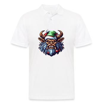 Krampus / Tradition / Culture / d’hiver - Polo Homme - blanc - Devant - Kai (181cm)
