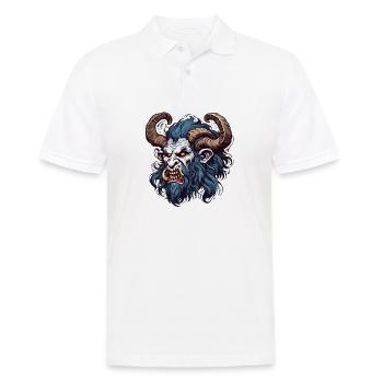 Krampus / Tradition / Culture / Winter Spirit - Men's Polo Shirt - white - Front - Kai (181cm)