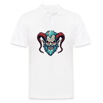 Krampus / Tradition / Culture / Winter Spirit - Men's Polo Shirt - white - Front - Kai (181cm)