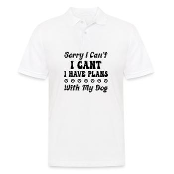 Sorry I Can't I Have Plans With My Dog. - Polo Homme - blanc - Devant - Kai (181cm)