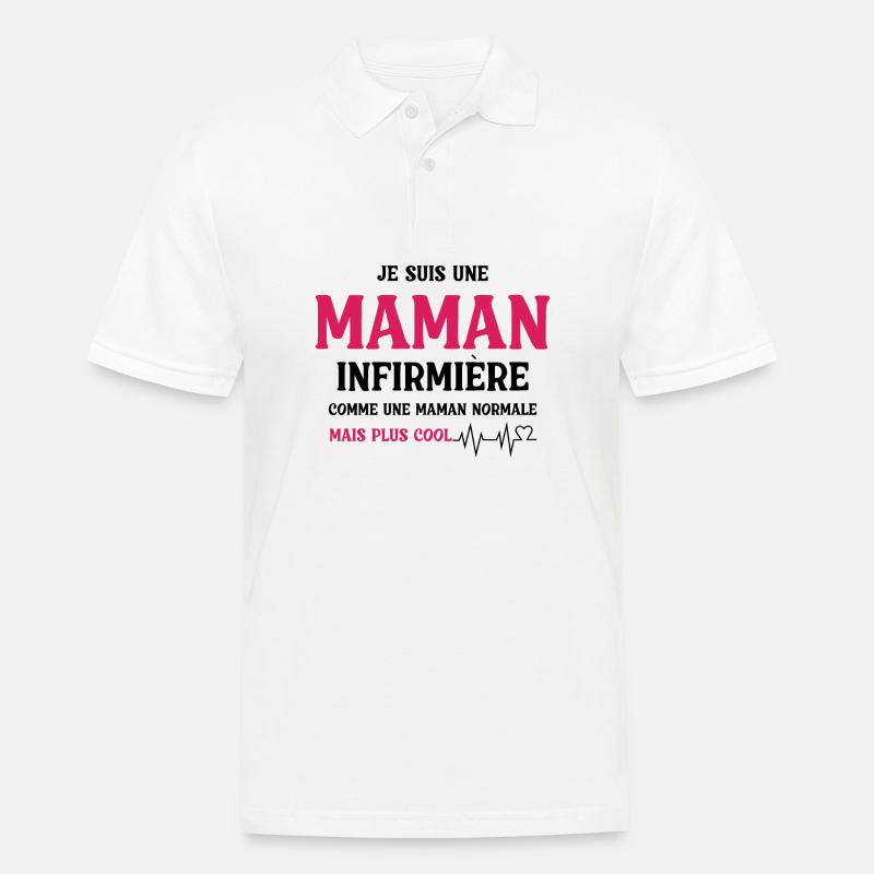 Ich bin eine Krankenschwester - Männer Poloshirt - Weiß