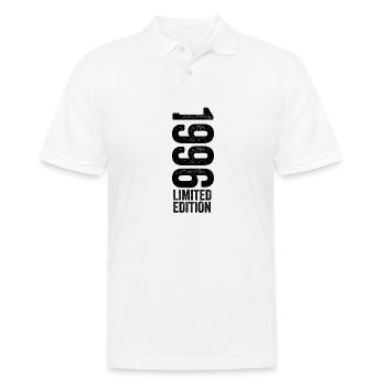 1996 - Limited Edition 1996 Geburtstag - Männer Poloshirt - Weiß - Vorne - Kai (181cm)