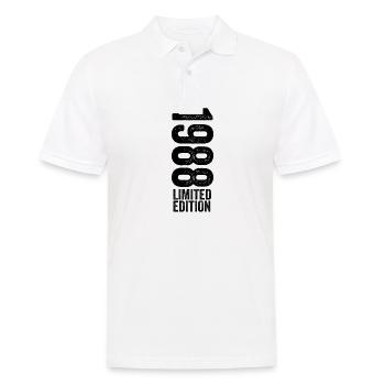 1988 - Limited Edition 1988 Geburtstag - Männer Poloshirt - Weiß - Vorne - Kai (181cm)