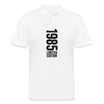 1985 - Limited Edition 1985 Geburtstag - Männer Poloshirt - Weiß - Vorne - Kai (181cm)