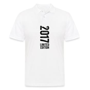 2017 - Limited Edition 2017 Birthday - Men's Polo Shirt - white - Front - Kai (181cm)
