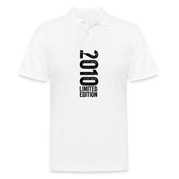2010 - Limited Edition 2010 Birthday - Men's Polo Shirt - white - Front - Kai (181cm)