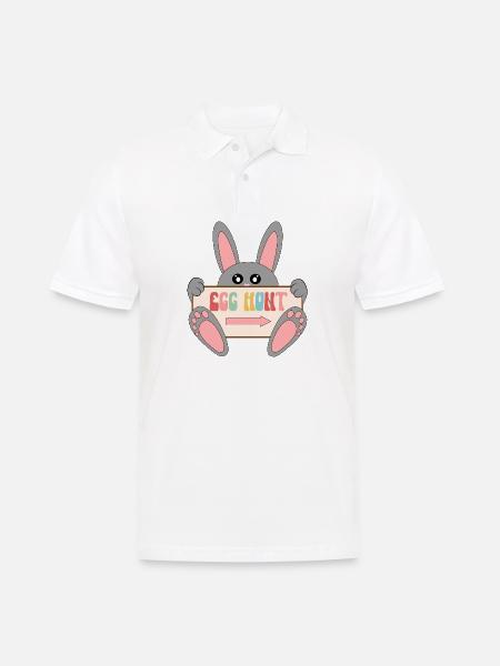 Egg Hunt - Men's Polo Shirt - white