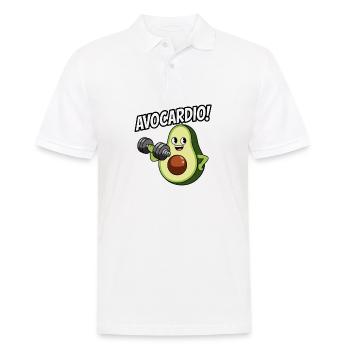 Avo Cardio - Polo Homme - blanc - Devant - Kai (181cm)