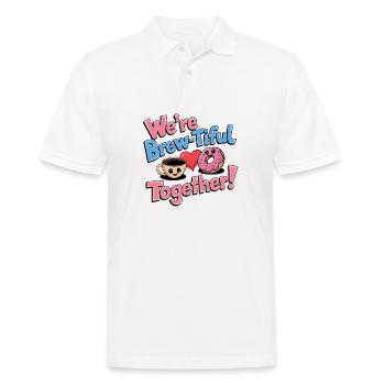We're Brew-tiful together - Polo Homme - blanc - Devant - Kai (181cm)