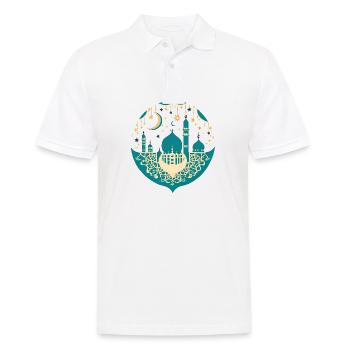 Cadeau du Ramadan Aïd Moubarak Islam Allah Musulman - Polo Homme - blanc - Devant - Kai (181cm)