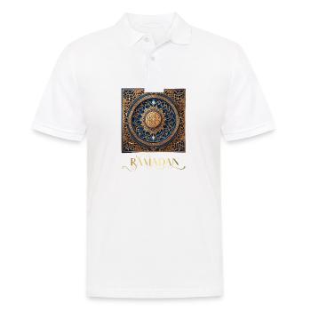Ramadan Gift Eid Mubarak Islam Allah Muslim - Men's Polo Shirt - white - Front - Kai (181cm)