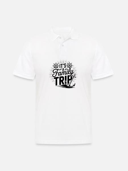 It's a family trip - Men's Polo Shirt - white