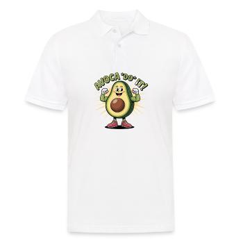 Avocado it! - Polo Homme - blanc - Devant - Kai (181cm)