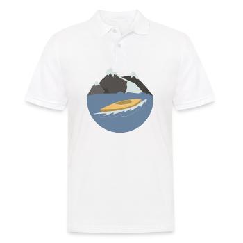 Wassersport - Männer Poloshirt - Weiß - Vorne - Kai (181cm)