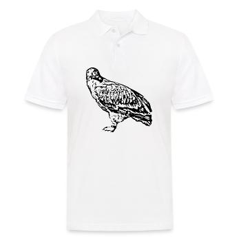 Faucon Pèlerin Faucon Oiseau Prédateur Faucon - Polo Homme - blanc - Devant - Kai (181cm)