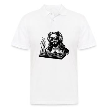 Modern Jesus - Men's Polo Shirt - white - Front - Kai (181cm)