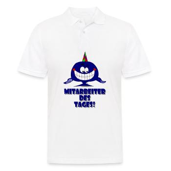 Employé de la journée - Polo Homme - blanc - Devant - Kai (181cm)