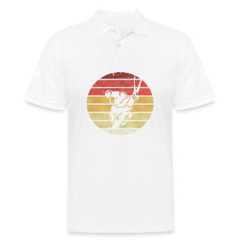 Rétro Vintage Koala Bear Silhouette Marsupial - Polo Homme - blanc - Devant - Kai (181cm)