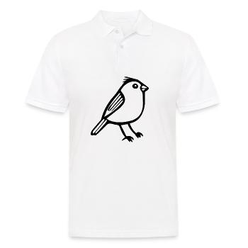 Oiseau - Polo Homme - blanc - Devant - Kai (181cm)
