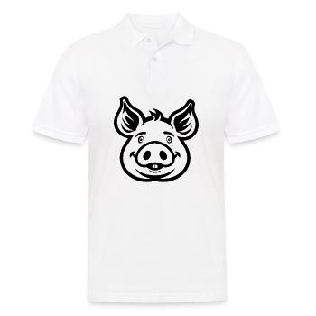 Cochon Cochon - Polo Homme - blanc - Devant - Kai (181cm)