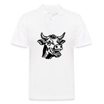 Vache Vaches - Polo Homme - blanc - Devant - Kai (181cm)