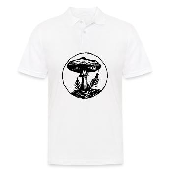Cueilleur de champignons - Polo Homme - blanc - Devant - Kai (181cm)