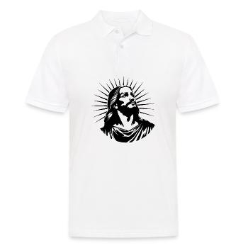 Jesus Christ Catholic Religion Christianity - Men's Polo Shirt - white - Front - Kai (181cm)