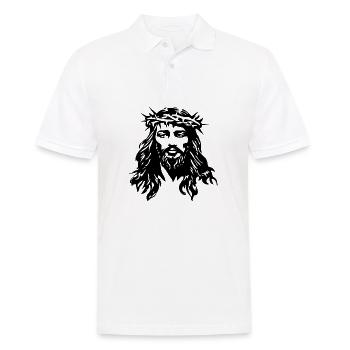 Jesus Christus Katholisch Religion Christentum - Männer Poloshirt - Weiß - Vorne - Kai (181cm)