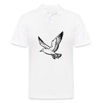 Mouette - Polo Homme - blanc - Devant - Kai (181cm)