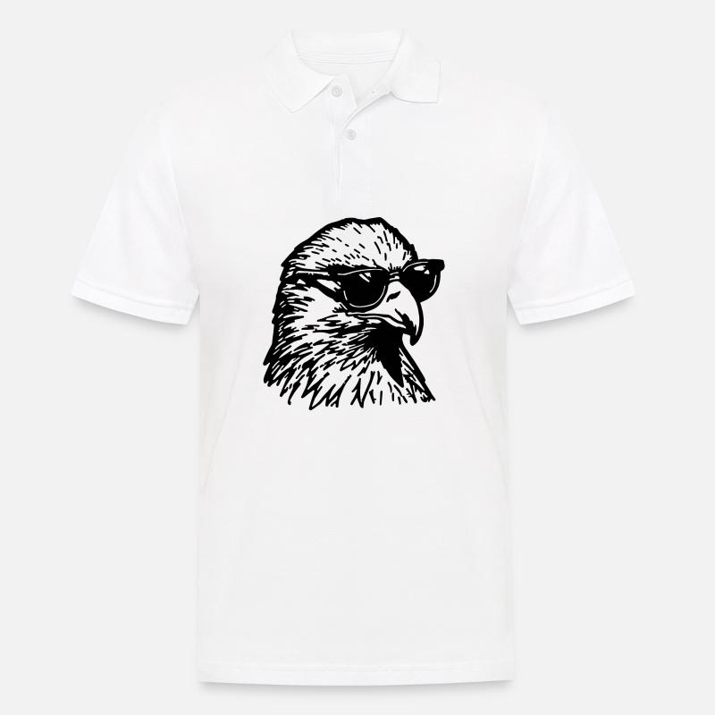 Eagle Eagle Head - Men's Polo Shirt - white