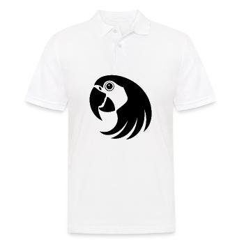Perroquet oiseau - Polo Homme - blanc - Devant - Kai (181cm)