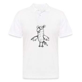 Perroquet oiseau - Polo Homme - blanc - Devant - Kai (181cm)