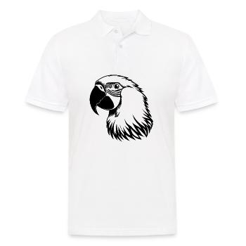 Perroquet oiseau - Polo Homme - blanc - Devant - Kai (181cm)