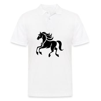Cheval Équitation Équitation - Polo Homme - blanc - Devant - Kai (181cm)