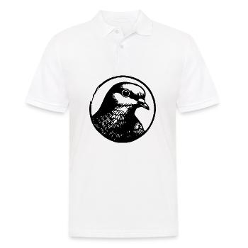 Taube Brieftaube Taubenzüchter Geschenke - Männer Poloshirt - Weiß - Vorne - Kai (181cm)