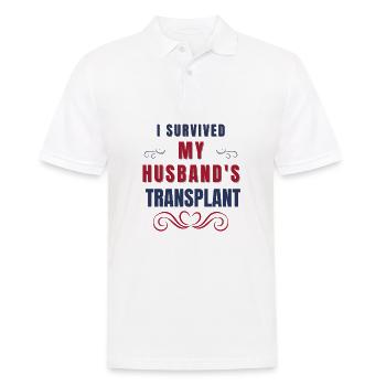J’ai survécu au don d’organes greffé de mon mari - Polo Homme - blanc - Devant - Kai (181cm)