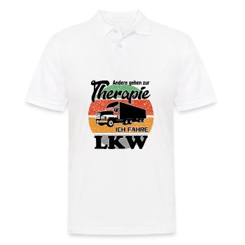 LKW Fahrer Fahrerinnen Lastkraftwagenfahrer - Männer Poloshirt - Weiß - Vorne - Kai (181cm)
