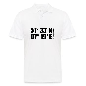 Coordonnées castrop-Rauxel - Polo Homme - blanc - Devant - Kai (181cm)