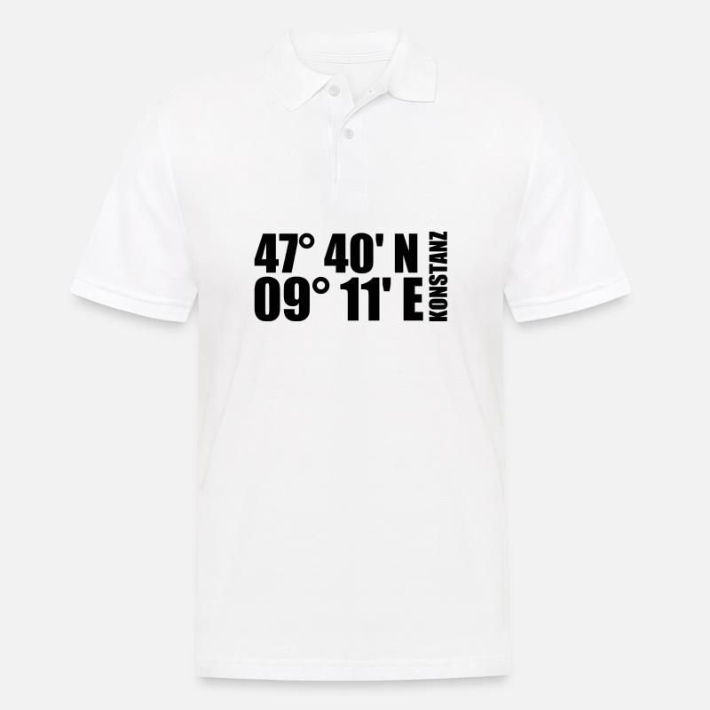 Constancy Coordinates - Men's Polo Shirt - white