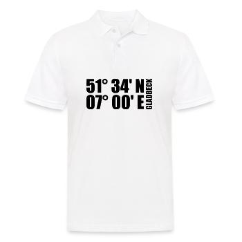 Coordonnées de Gladbeck - Polo Homme - blanc - Devant - Kai (181cm)