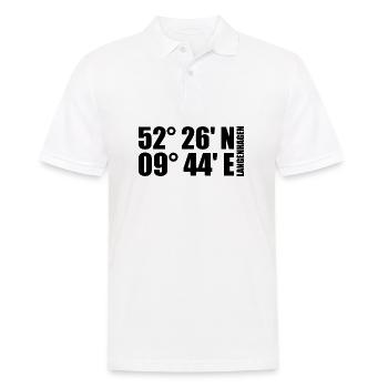 Coordonnées de Langenhagen - Polo Homme - blanc - Devant - Kai (181cm)