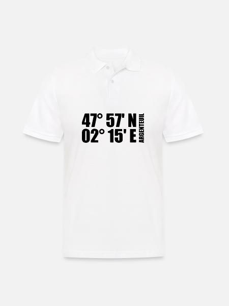 Argenteuil Coordinates - Men's Polo Shirt - white